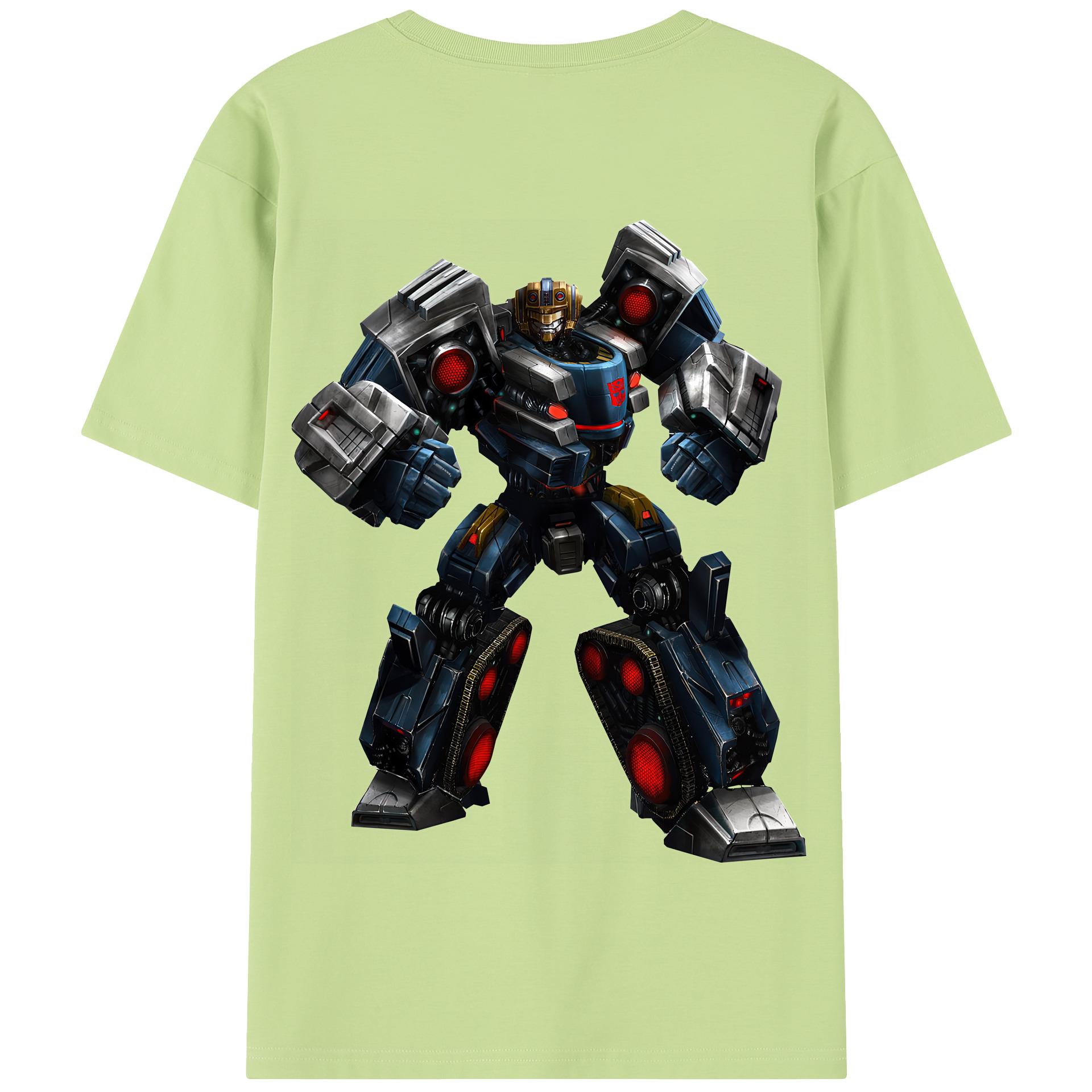 （画像用） Transformers トランスフォーマー 綿100％半袖Tシャツ（背面プリント）
